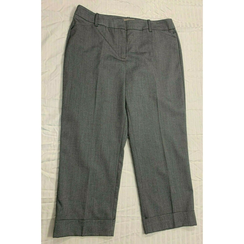 CHICOS WOMENS CROP CAPRIS PANTS SIZE 1